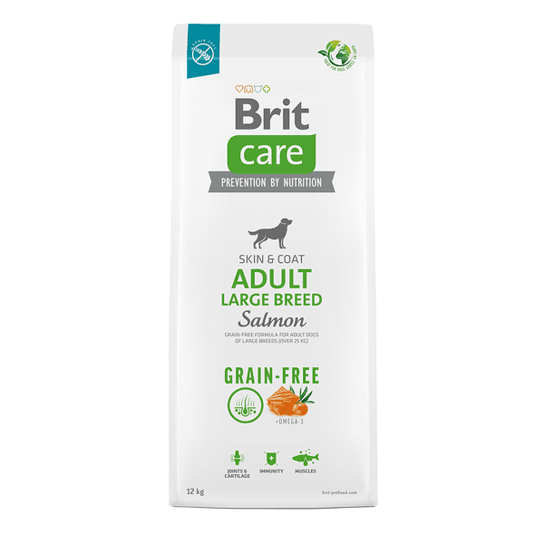 Brit Care չոր կեր մեծ ցեղատեսակի չափահաս շների համար՝ սաղմոնով և կարտոֆիլով